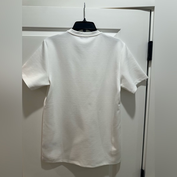 REISS BRADLEY
INTERLOCK JERSEY CREW NECK T-SHIRT 
COLOR: WHITE - Picture 3 of 3